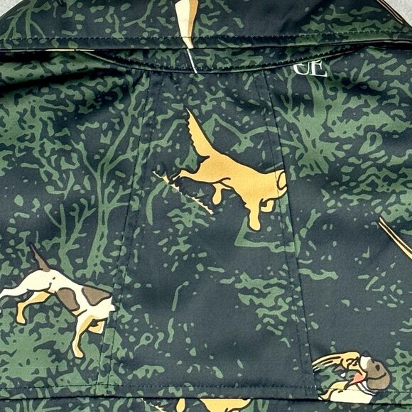 Rhude Scrambled Dog Vacation Shirt Men’s XL Black Short Sleeve Button Up $455 - Picture 9 of 13